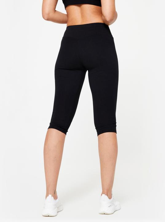 Immagine prodotto Domyos 3/4 Leggings Damen Slim - schwarz (W30/L31)