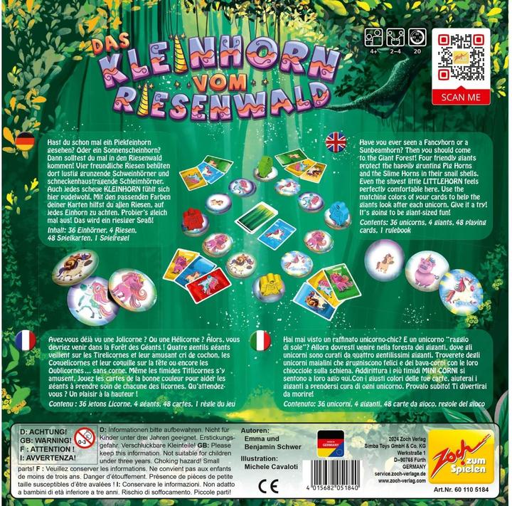 Immagine prodotto Zoch Il piccolo corno della foresta gigante (Tedesco, Francese, Italiano, Inglese)