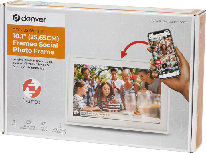 Actual product image Denver Digital picture frame PFF-1021 (10.10", 1280 x 800 pixels)