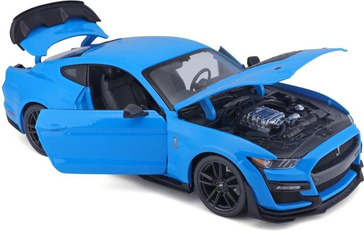 Actual product image Maisto Mustang Shelby GT500 2020 1/18 blue