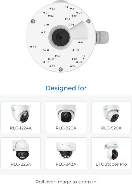 Immagine prodotto Reolink RL-D20 (Kit di montaggio)