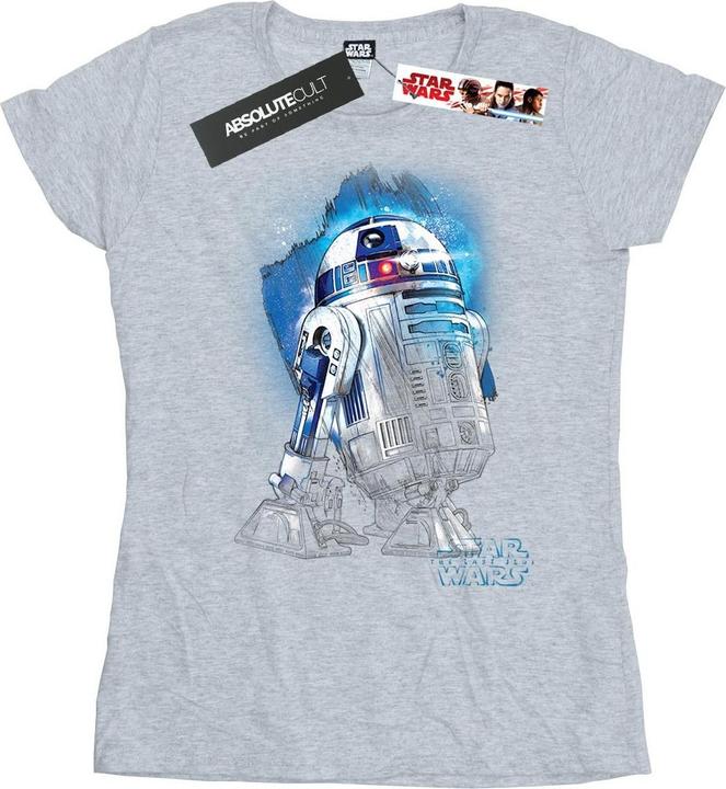 Star Wars The Last Jedi R2D2 Brushed TShirt