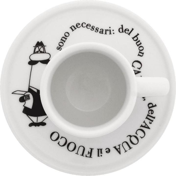 Actual product image Bialetti Y0TZ033 Set of 4 demitasse cups Carosello (50 ml, 4 x)