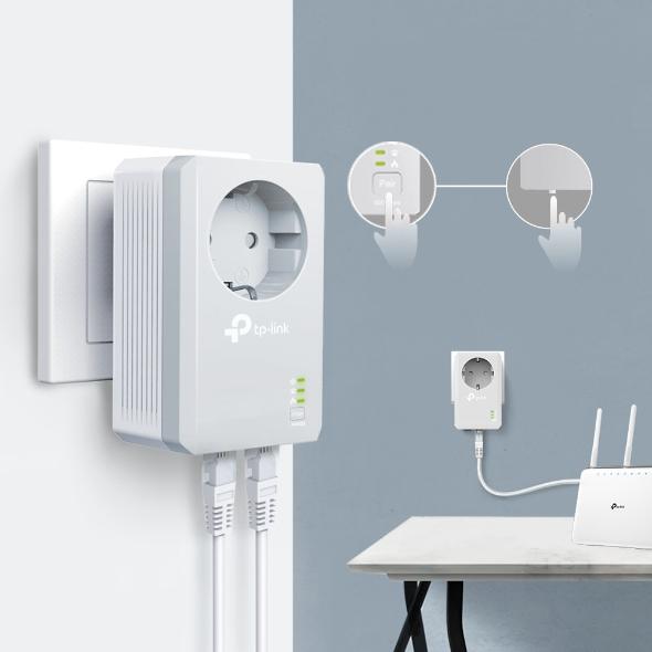 Actual product image TP-Link Powerline TL-PA4022P KIT Starter Kit (600 Mbit/s)