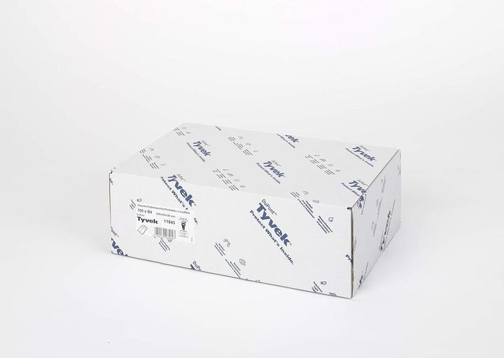 Actual product image Bong Folding pocket with pointed bottom B4 (353x250x38mm) pressure sensitive white 55g 100 pieces (100 x)