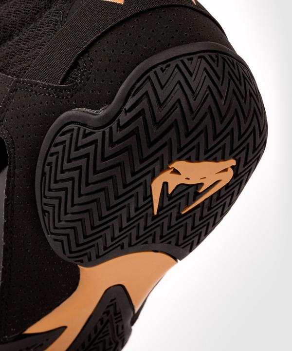 Actual product image Venum Elite Boxing Shoes – Black/Bronze - 43 (US 10) (43)