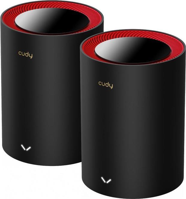 Actual product image Cudy M3000 W(2-pack) Wi Fi Mesh AX300 2.5GE