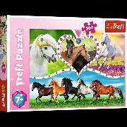 Immagine prodotto Ravensburger Puzzle di bellissimi cavalli (200 pezzi)
