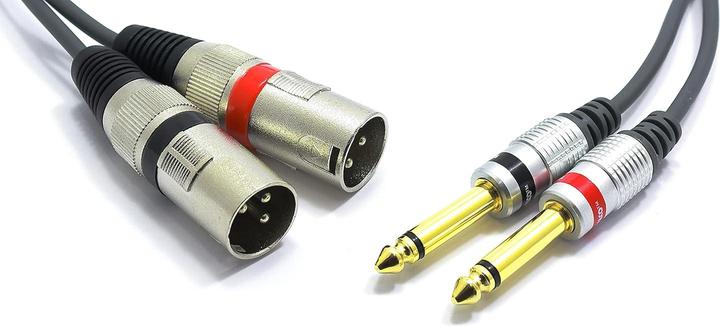 Immagine prodotto Vitalco 2x XLR auf 2x 6.3mm Klinke Audio Adapterkabel (3 m)