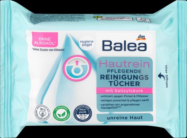 Actual product image dm Balea Skin Clean Nourishing Cleansing Wipes (Cleaning cloths)