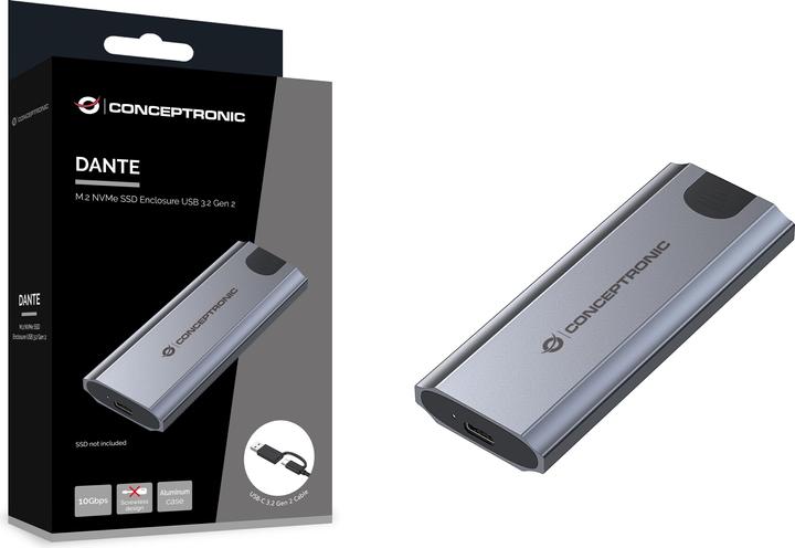 Immagine prodotto Conceptronic Cabina SSD M-Key M.2 ->M/B+M-Key USB3.2 10Gb/s (M.2)