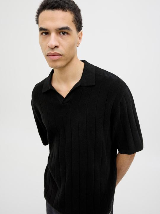 Actual product image Jack & Jones Jorvarenna Knit Ss Split Neck (XXL)