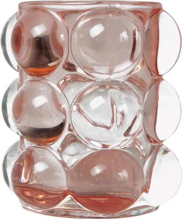 Casativo Windlicht Glas grobes Reliefmuster