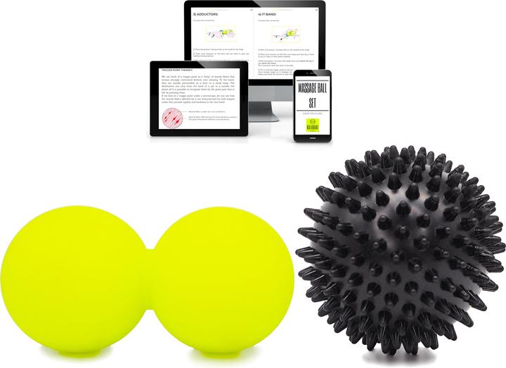 Kalahari 4 Wellness Muskelmassagebälle, Duoball und Igelball