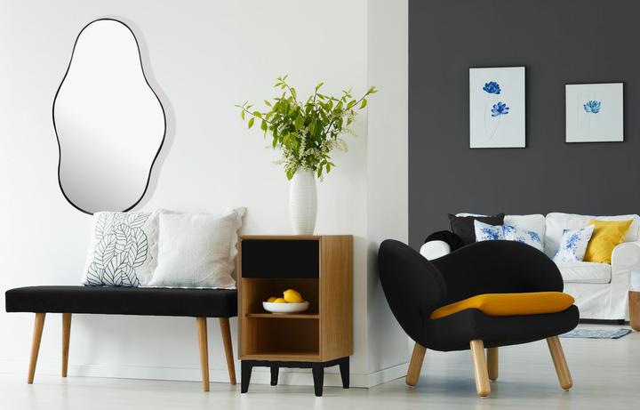 Image du produit FineBuy Miroir de couloir (40 x 80 cm)