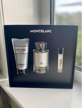 Montblanc Set Explorer Platinum, Barbati, Eau De Parfum 100ml Eau De Parfum 7.5ml Gel De Dus 100ml (Set profumo)