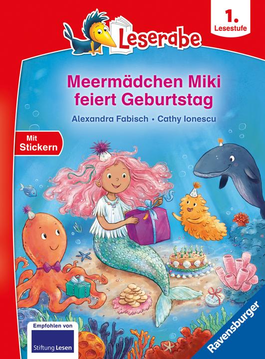 Produktbild Ravensburger Leserabe - 1. Lesestufe: Meermädchen Miki feiert Geburtstag (Deutsch, Alexandra Fabisch, Cathy Ionescu, 2024)