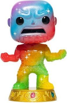 Actual product image Funko Marvel: Infinity Saga Artist Series - Pop Vinyl Figure 52 Thanos (Rnbw/Mt) 9cm