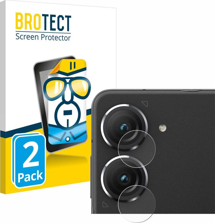 Actual product image BROTECT Screen Protector Clear (2 Piece, Asus Zenfone 9)