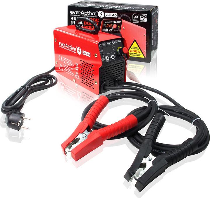 Actual product image Everactive automatic inverter 12 / 24V battery charger with 300A boost function (12V, 24V, 60 A)