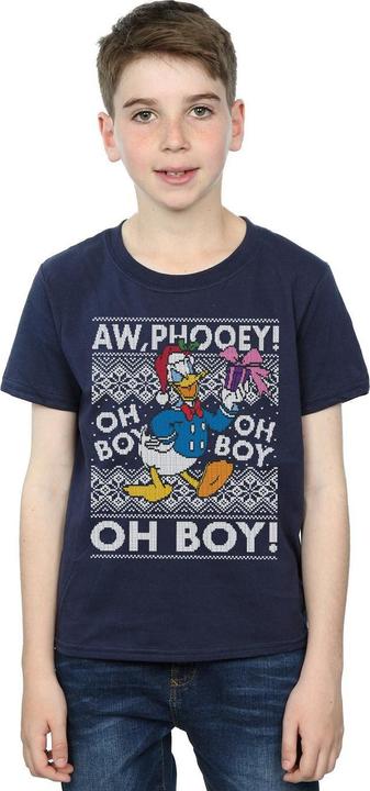 Image du produit Disney - T-shirt DONALD DUCK CHRISTMAS FAIR ISLE - Garçon (152, 158)