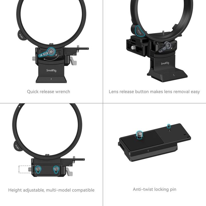 Actual product image SmallRig Mounting Plate FUJIFILM GFX Series Kit Rotatable