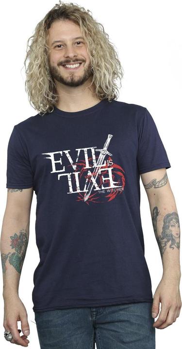 Produktbild Netflix The Witcher Evil Is Evil TShirt (XL)