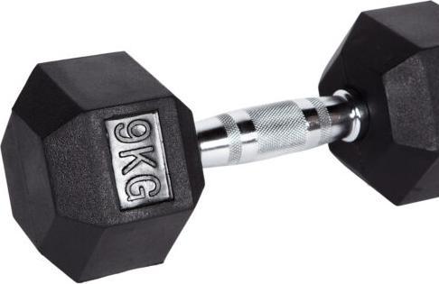 Productafbeelding Fitcom Hex Dumbbell 9 kg (1 x 9 kg)