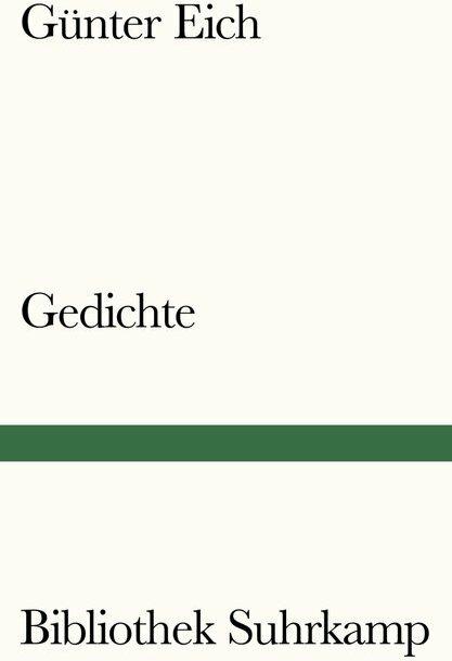 Produktbild Gedichte (Deutsch, Günter Eich, 2016)