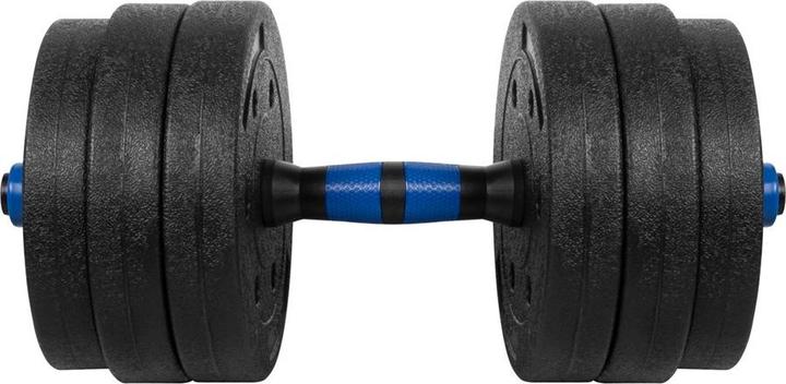 Actual product image Rebel Adjustable bitumen dumbbells with connector 2x10kg ACTIVE (2 x 10 kg)
