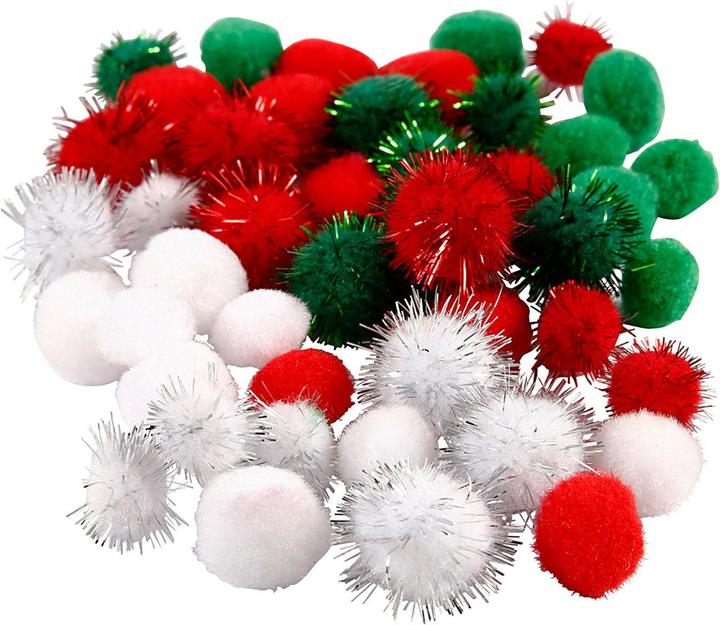 Image du produit Creativ Company Pompons Noël, 48p.