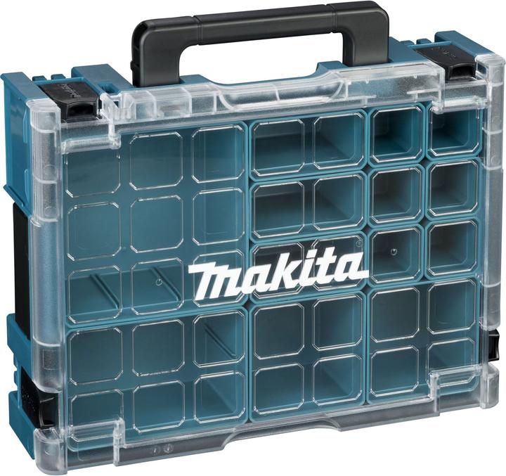 Productafbeelding Makita MAKPAC koffer met transparant deksel en dozen