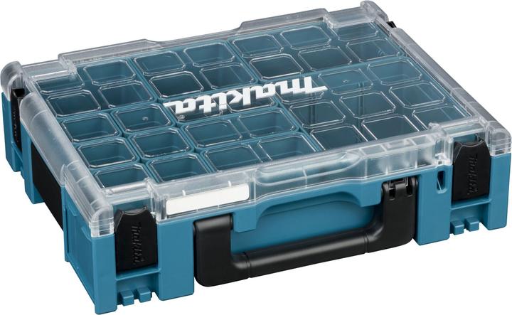 Productafbeelding Makita MAKPAC koffer met transparant deksel en dozen