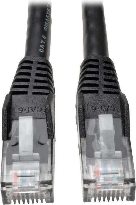 Immagine prodotto Eaton Cavo Ethernet UTP Cat6 Gigabit Snagless Modellato RJ45 M/M Nero 4,57 m (U/UTP, CAT6, 4.57 m)