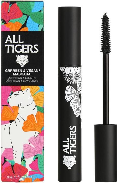 All Tigers Wimperntusche natürlich & vegan Form & Länge (Schwarz)