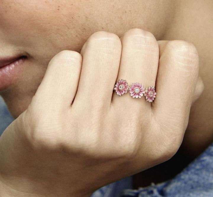 Actual product image Pandora Rose Daisy Ring (58, 925 Silver)