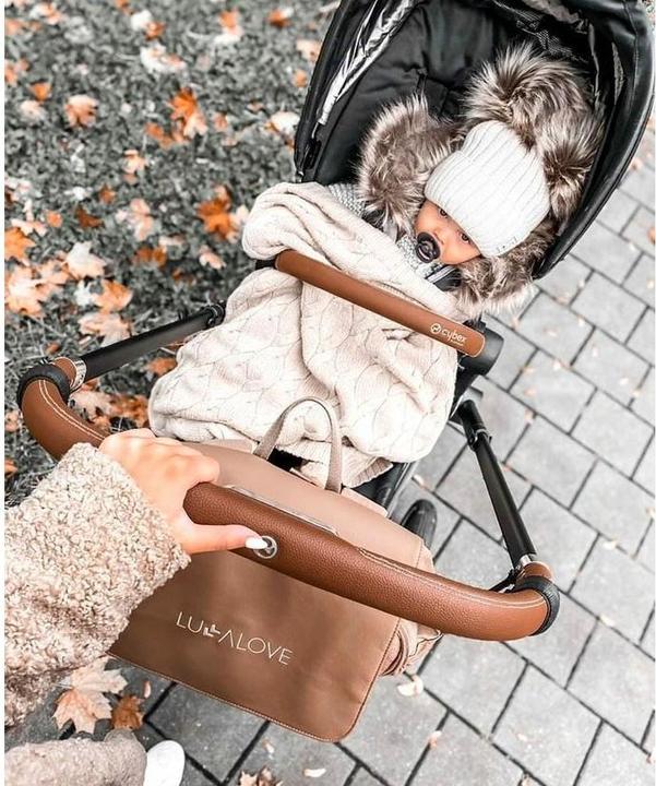 Produktbild Lullalove Merino baby blanket - Beige (80 x 100 cm)