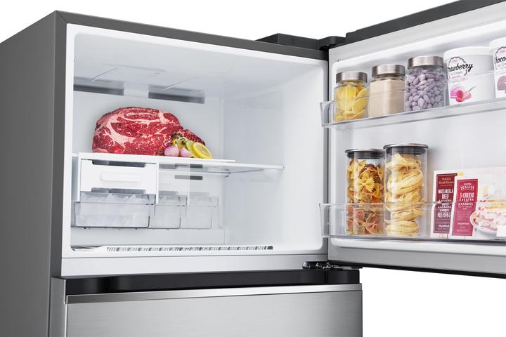 Immagine prodotto LG GTBV36PZGKD Frigorifero doppia porta 70cm, Classe E, 395L, Door & Linear Cooling, Inox (395 l)