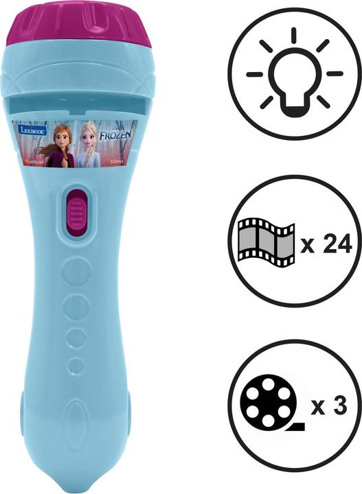 Immagine prodotto Lexibook Proiettore e torcia Disney Frozen Story (Tedesco, Inglese, Francese, Italiano)