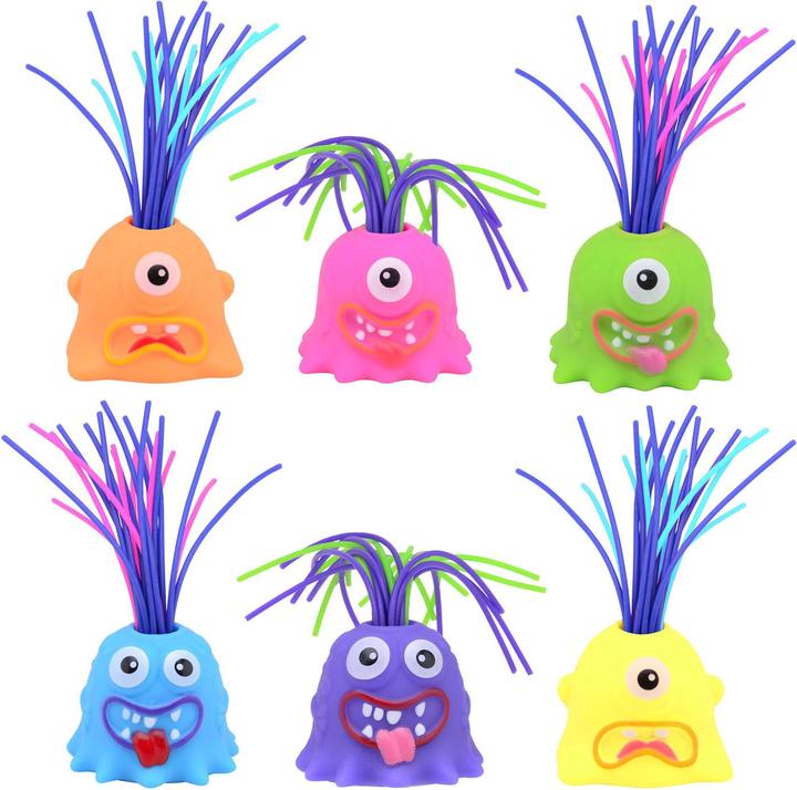 Image du produit Magni Figurine Screaming Crazy Monster multicolore 8x8x13cm 6 fois assortie