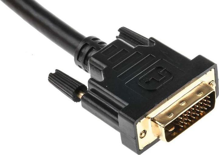 Immagine prodotto Rs Pro Cavo DVI A DVI-D Dual Link - maschio B DVI-D Dual Link - maschio, 3 m PVC nero (0.23 m, DVI)