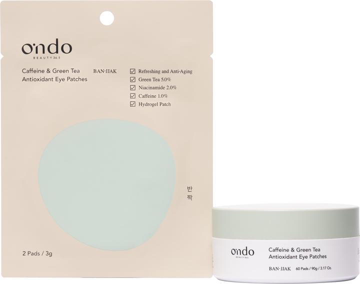 Image du produit Ondo Caffeine & green tea patches antioxydants pour les yeux (Patchs)