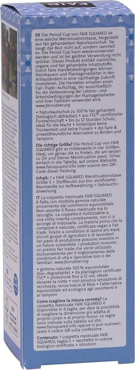 Produktbild Fair Squared Menstruationstasse (S)