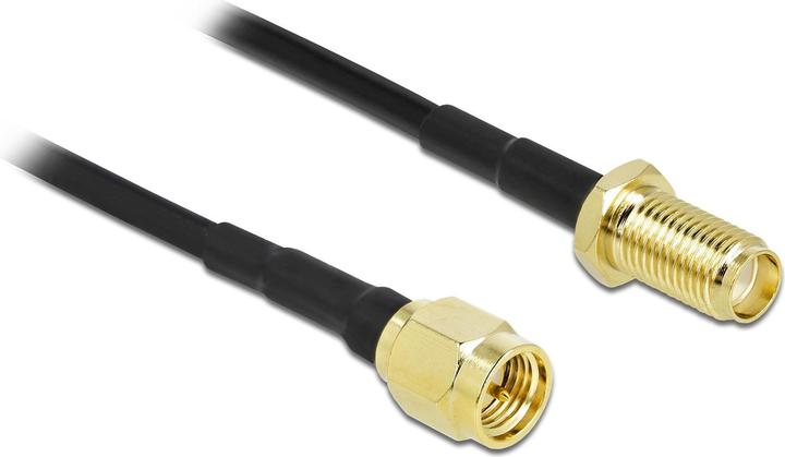 Delock Antennenkabel LTE/5G, CFD/LRM100 SMA zu SMA (0.99 dB, Antennenkabel)