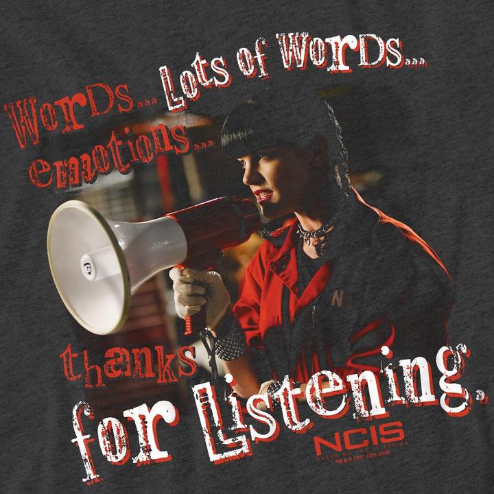 Immagine prodotto Ncis Thanks for Listening Maglietta Adulto Unisex (XL)