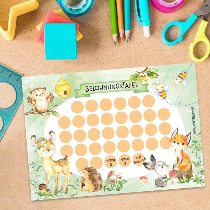 Produktbild Papierdrachen Belohnungstafel Set