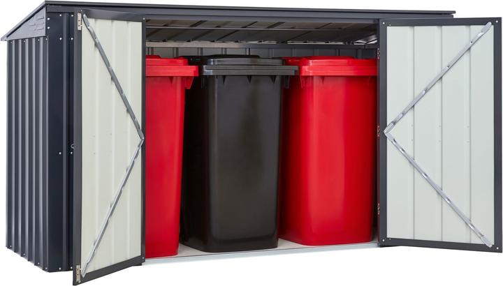 Produktbild Globel Mülltonnenbox 7x3 233x95x132 cm anthrazit