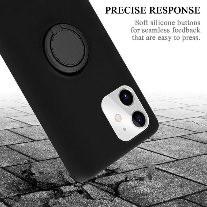 Productafbeelding Cadorabo TPU Vloeibare Ring Silicone Hoesje (Apple iPhone 11)