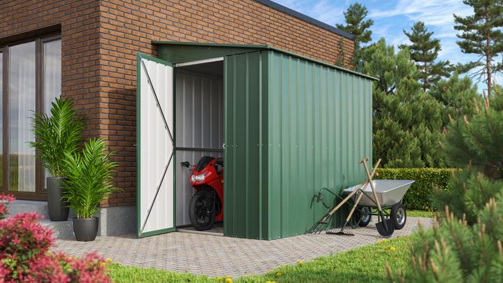 Actual product image Globel Gerätehaus Wall Ornament LeanTo 58 H178 jade