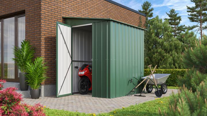 Produktbild Globel Gerätehaus Wand Zierde LeanTo 56 H178 1800 x 1550 mm